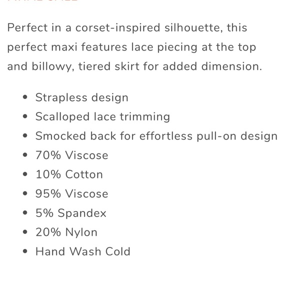 FREE PEOPLE NWOT REVOLVE
Free People Adella Corset Maxi Dress - Picture 6 of 6